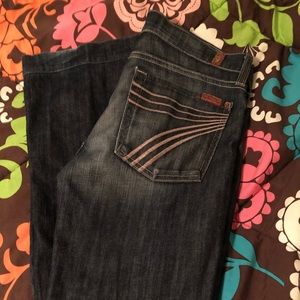 RARE 7 For All Mankind Dojo Jeans Size 27